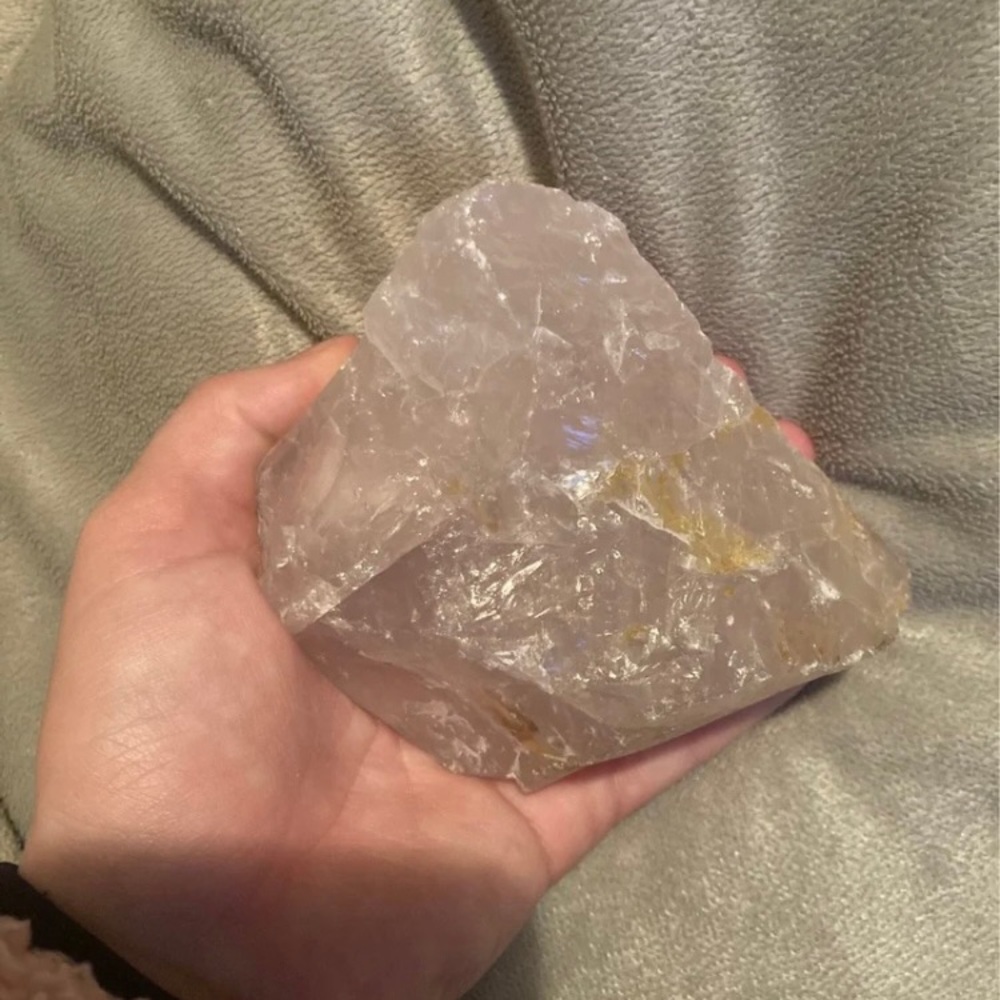 Huge Rose Quartz FREE TUMBLED CRYSTAL WITH PURCHASE!!!!*****